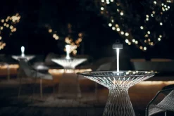 Emu Heaven coffee table 50 cm, matt white, glass top