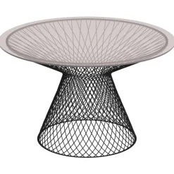 Emu Heaven table 120 cm, black, glass top