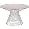 Emu Heaven table 120 cm, matt white, glass top