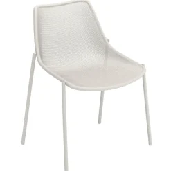 Emu Round chair, matt white