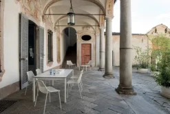 Emu Round lounge chair, matt white