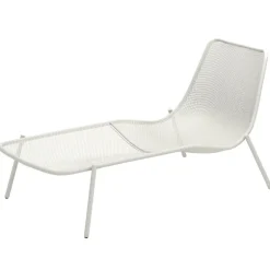 Emu Round sunbed, matt white