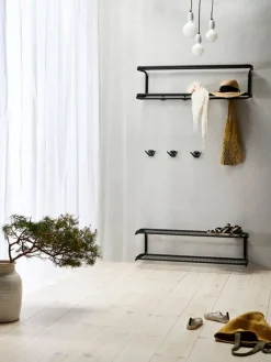 Essem Design Classic shoe rack, 100 cm, black