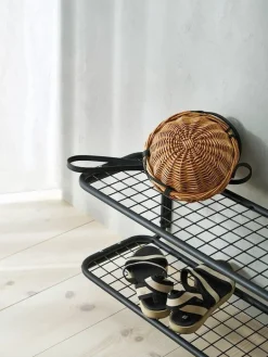 Essem Design Classic shoe rack, 80 cm, black