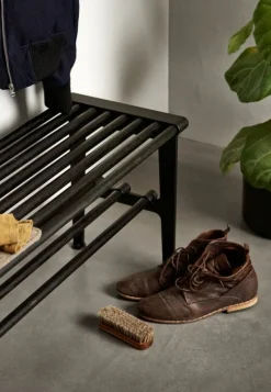 Essem Design Nostalgi bench, 100 cm, black stained oak - black