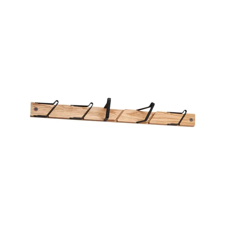 Essem Design Tamburin hook strip, 52,5 cm, oak - black