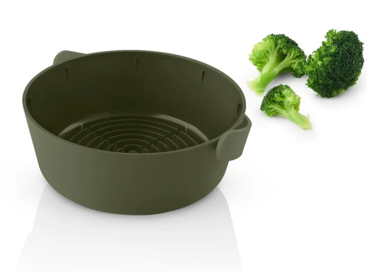 Eva Solo Green Tool steamer for microwave oven, green