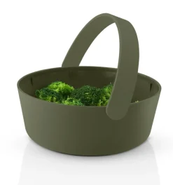 Eva Solo Green Tool steamer for microwave oven, green