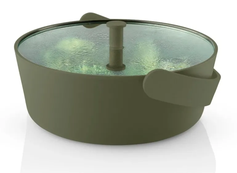 Eva Solo Green Tool steamer for microwave oven, green