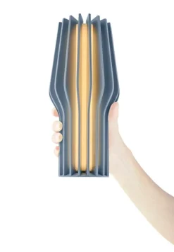 Eva Solo Radiant portable table lamp, dusty blue