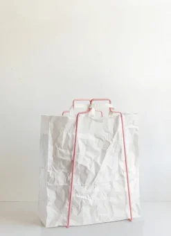 Everyday Design Helsinki paper bag holder, pink