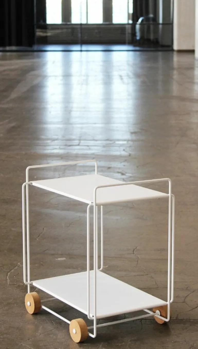Everyday Design Tampere serving trolley, white