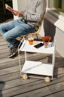 Everyday Design Tampere serving trolley, white