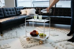 Everyday Design Tampere serving trolley, white