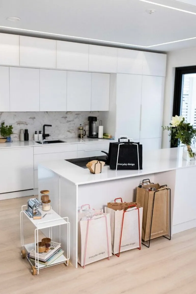 Everyday Design Tampere serving trolley, white