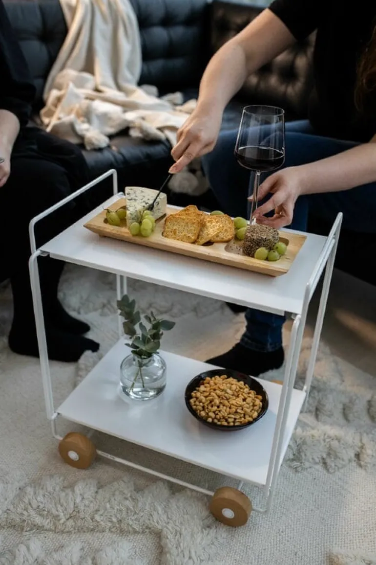 Everyday Design Tampere serving trolley, white