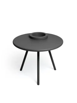 Fatboy Bakkes side table with pot, anthracite