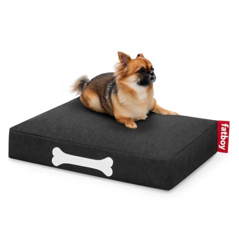 Fatboy Doggielounge, small, Olefin thunder grey