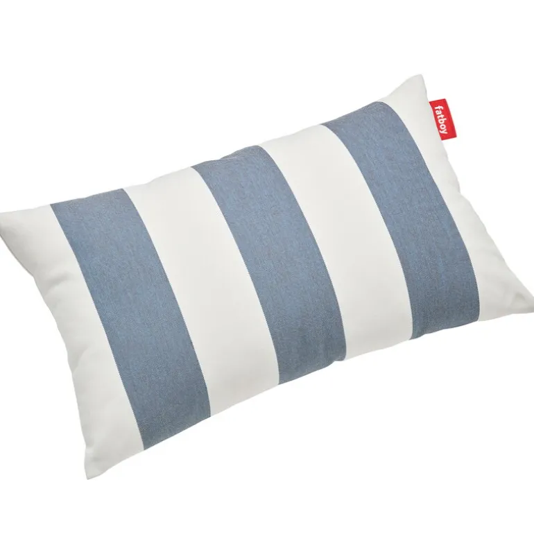 Fatboy King Outdoor pillow, stripe ocean blue