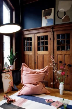 Fatboy Original Slim Teddy bean bag, cheeky pink