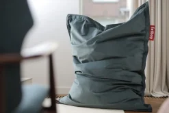 Fatboy Original Slim Velvet Recycled bean bag, taupe