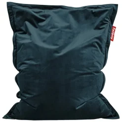 Fatboy Original Slim Velvet Recycled bean bag, petrol