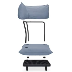 Fatboy Paletti corner seat,  storm blue