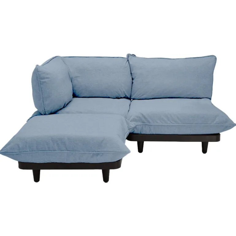 Fatboy Paletti sofa, 3 modules, left, storm blue