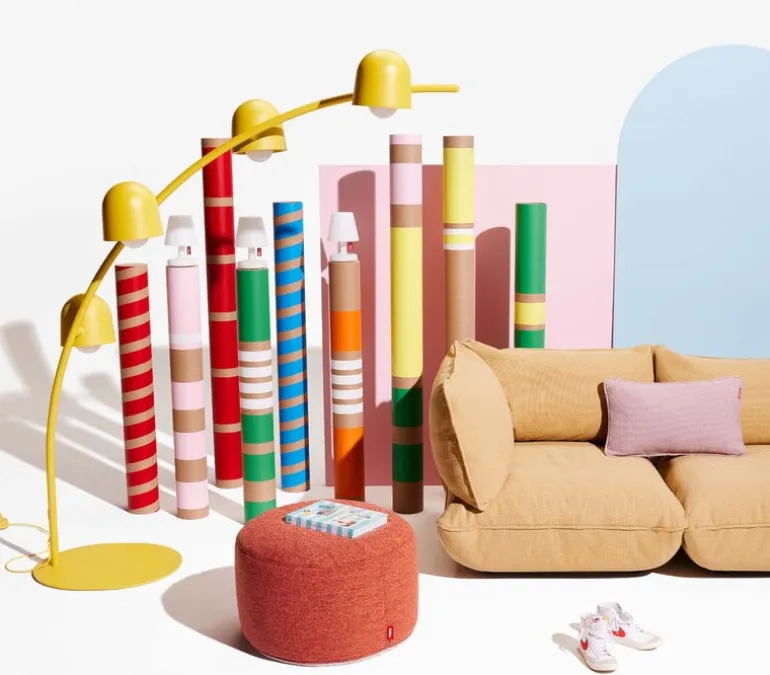 Fatboy Point Mingle pouf, large, chuck berry