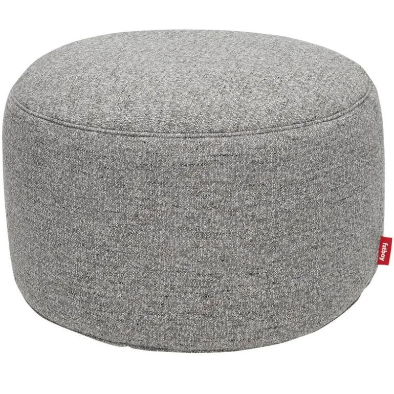 Fatboy Point Mingle pouf, large, grid stone