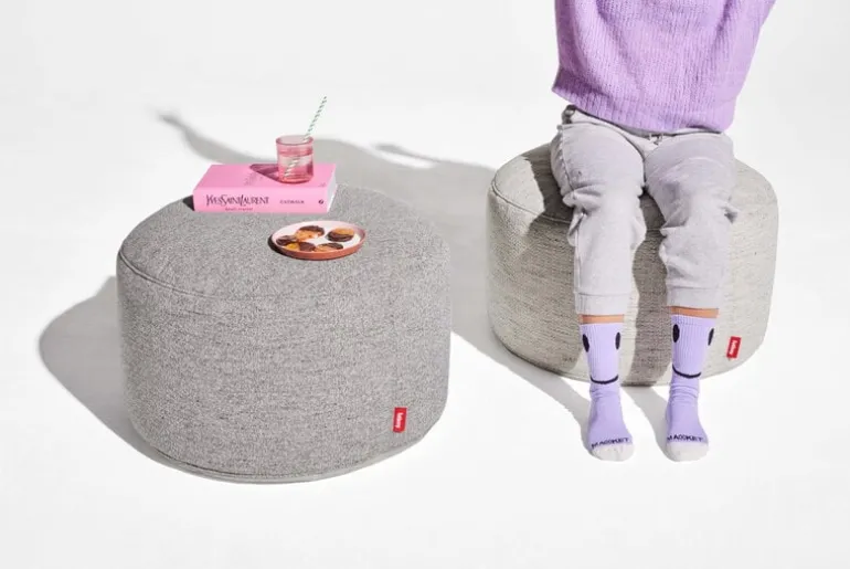 Fatboy Point Mingle pouf, large, marble