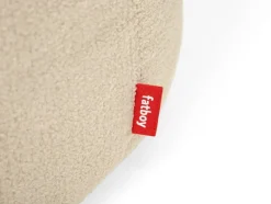 Fatboy Point Sherpa pouf, large, ecru