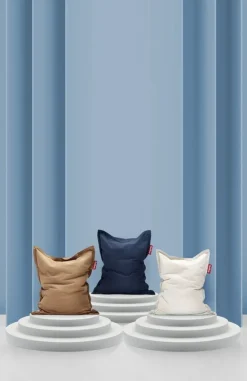 Fatboy Recycled Original Slim Cord bean bag, cream