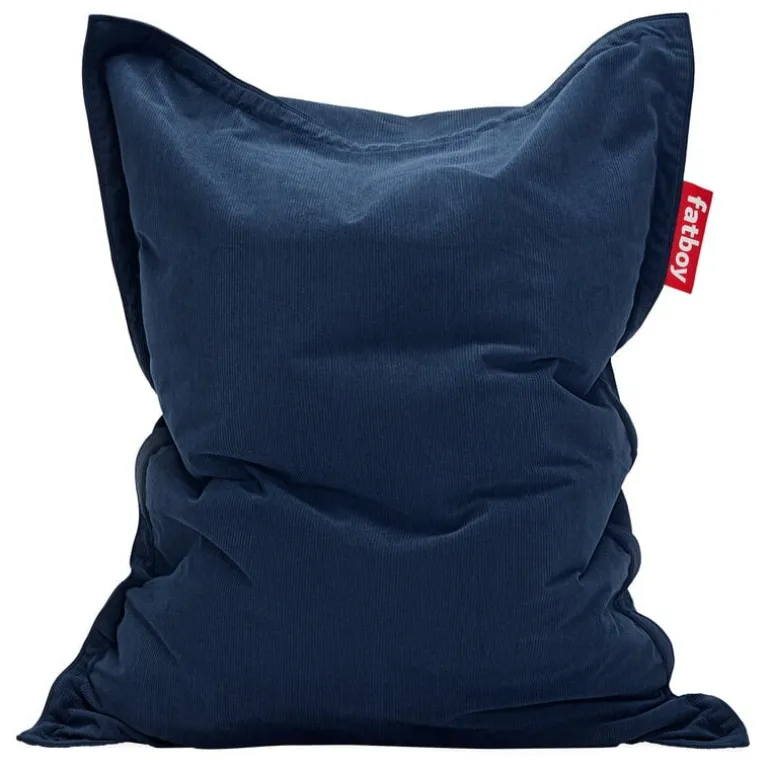 Fatboy Recycled Original Slim Cord bean bag, deep blue