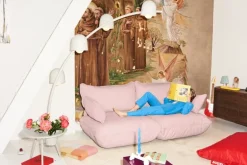 Fatboy Sumo Medium sofa, Weave bubble pink