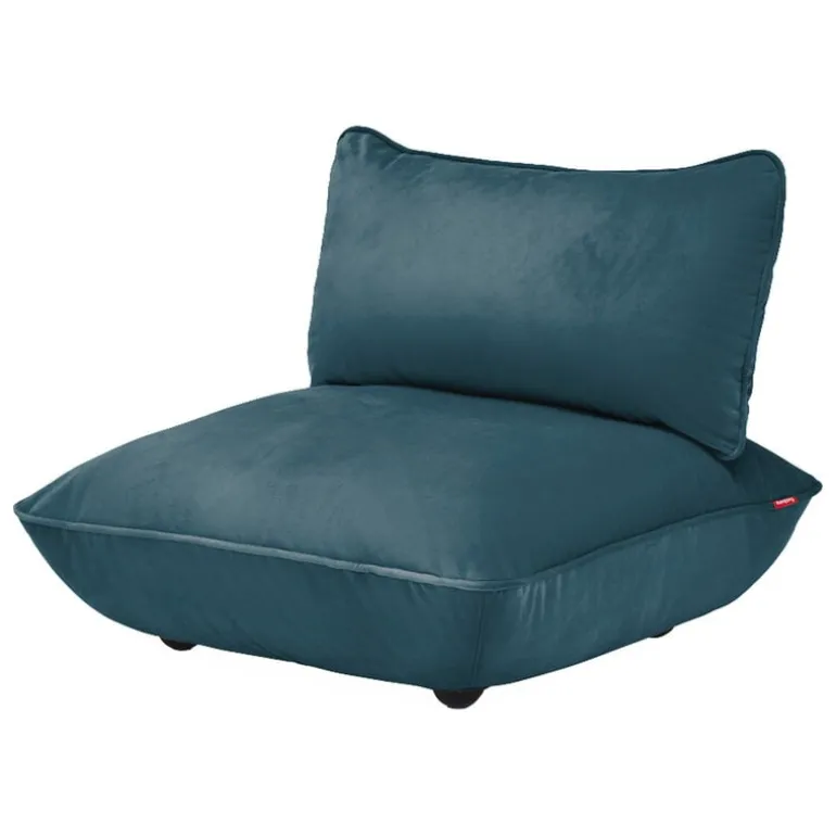 Fatboy Sumo Seat lounge chair, Velvet Recycled petrol