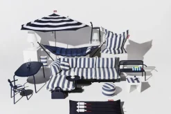 Fatboy Sunshady parasol, 300 cm, ocean blue