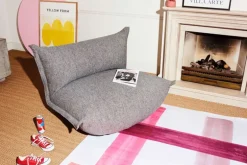 Fatboy The BonBaron Mingle lounge chair, grid stone