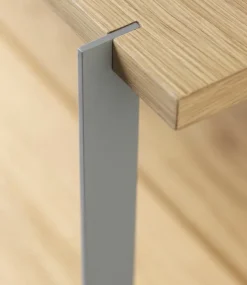 FDB Møbler A91 Nordhavn bookcase, 148 x 182 cm cm, oak - silk grey