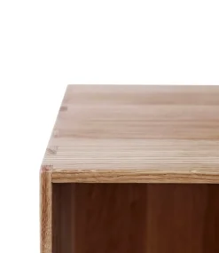 FDB Møbler B98 bookcase, 54 x 32 x 36 cm, lacquered oak