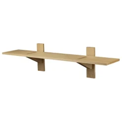 FDB Møbler B100 Sorø shelf, 24 x 100 cm, oak