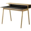 FDB Møbler C68 Nørrebro desk, oak - black linoleum