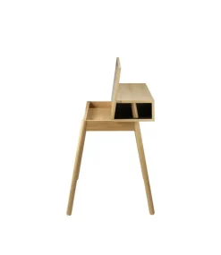 FDB Møbler C68 Nørrebro desk, oak - black linoleum