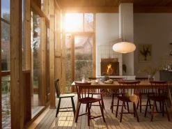 FDB Møbler C35C dining table, 220 x  95 cm, lacquered oak