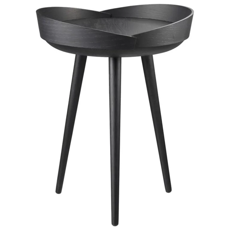 FDB Møbler D106 Bakkedal side table, black painted oak