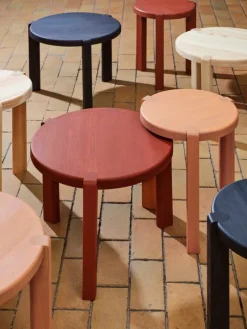 FDB Møbler D108 Ragnsminde coffee table, 48 cm, midnight blue