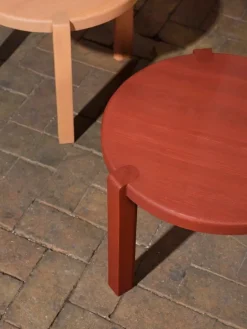 FDB Møbler D108 Ragnsminde coffee table, 48 cm, peach