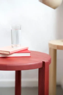 FDB Møbler D108 Ragnsminde coffee table, 48 cm, Carmine red