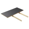 FDB Møbler Extra leaf for C35A and C35B table, oak - black linoleum