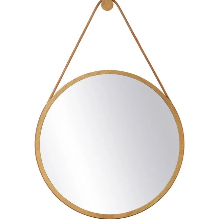 FDB Møbler I3 Mossø mirror, 60 cm, oak